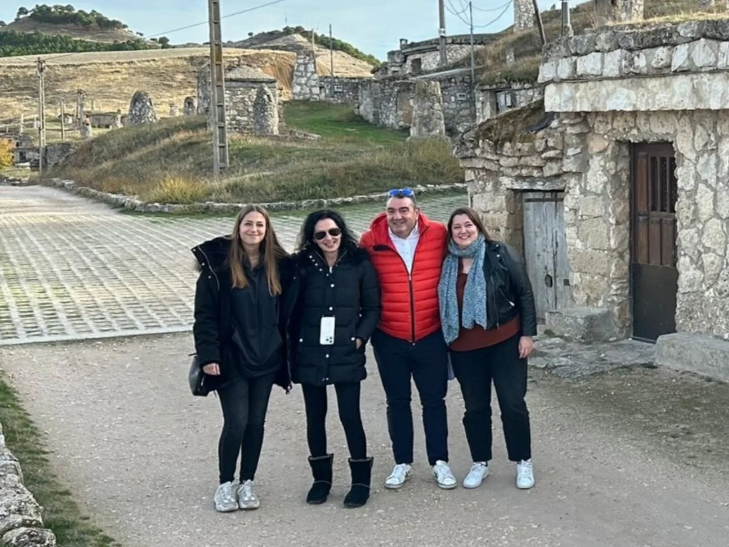 Viñedos y puesta de sol