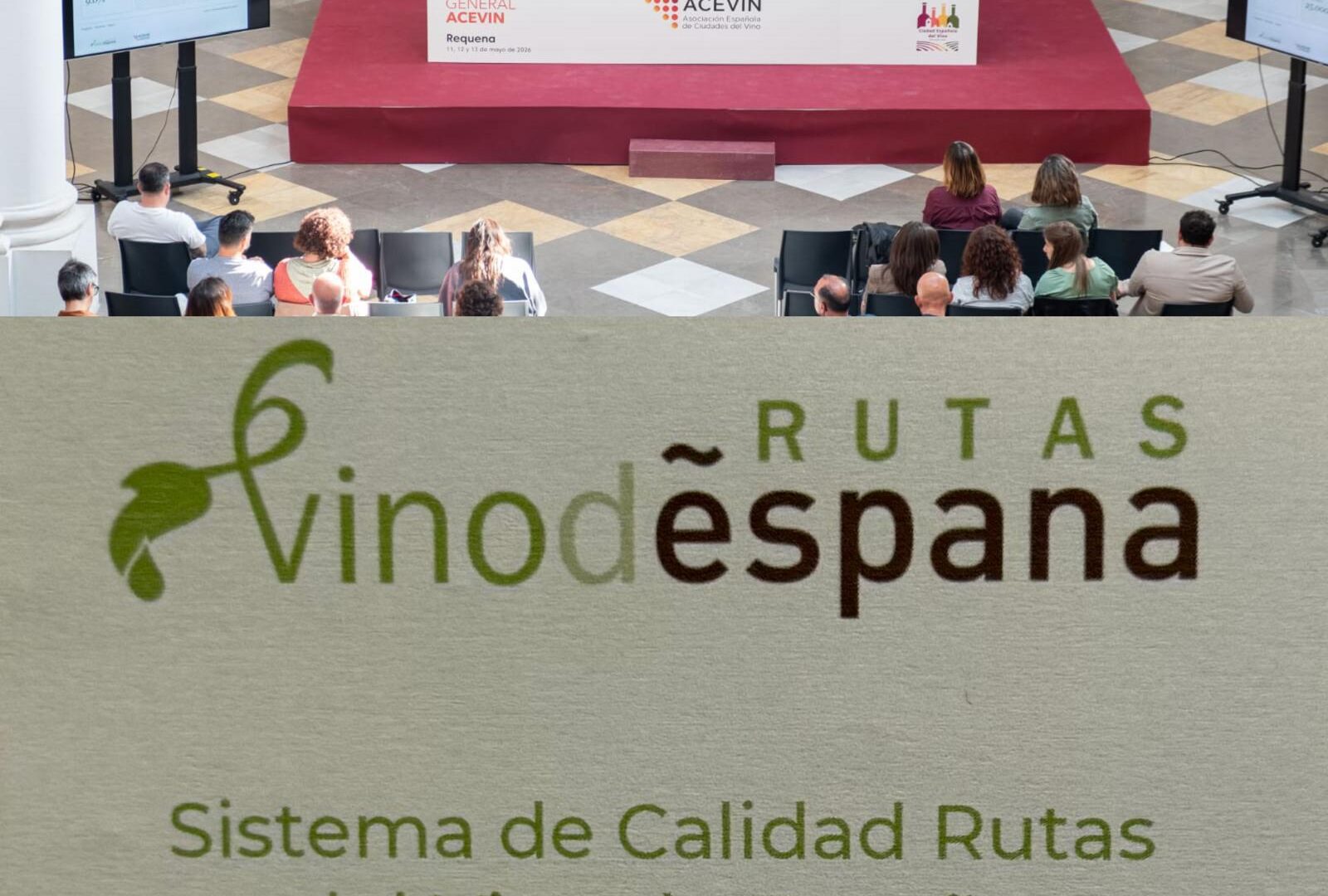 Viñedos y puesta de sol
